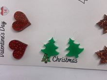Load image into Gallery viewer, Holiday Earrings Acrylic Studs Through the Year Multi-set