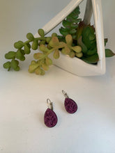 Load image into Gallery viewer, Teardrop Druzy Dangle-Leverback (Multiple Styles Available)
