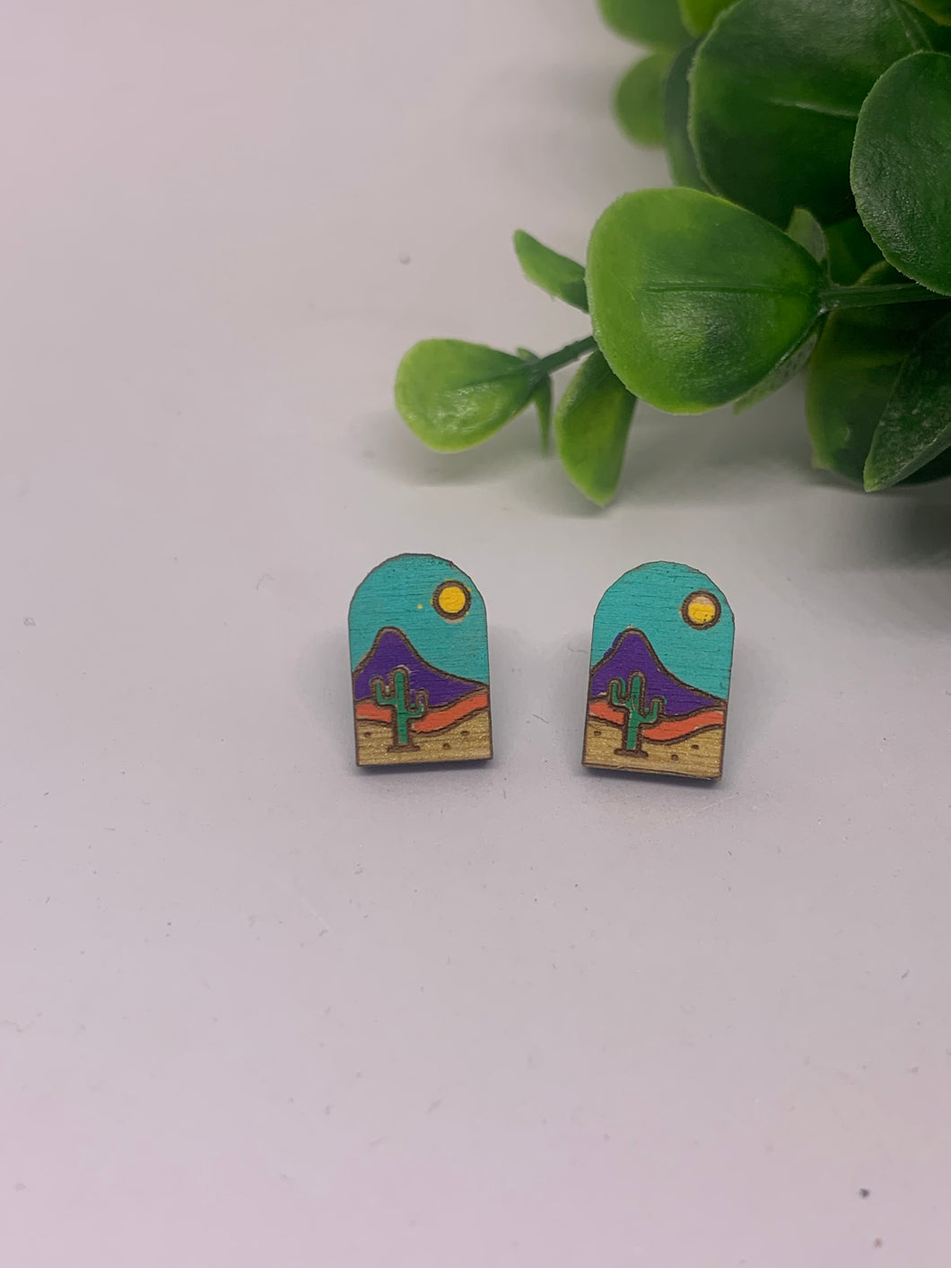 Wooden Desert Scape Studs