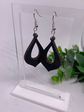 Load image into Gallery viewer, Moroccan-Inspired Wooden Dangle Earrings-Multiple Color Variations Available
