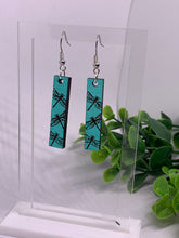 Load image into Gallery viewer, Wooden Bar Dragonfly Engraved Wooden Dangles-Multiple Colors Available
