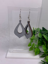 Load image into Gallery viewer, Moroccan-Inspired Wooden Dangle Earrings-Multiple Color Variations Available
