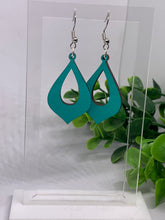 Load image into Gallery viewer, Moroccan-Inspired Wooden Dangle Earrings-Multiple Color Variations Available
