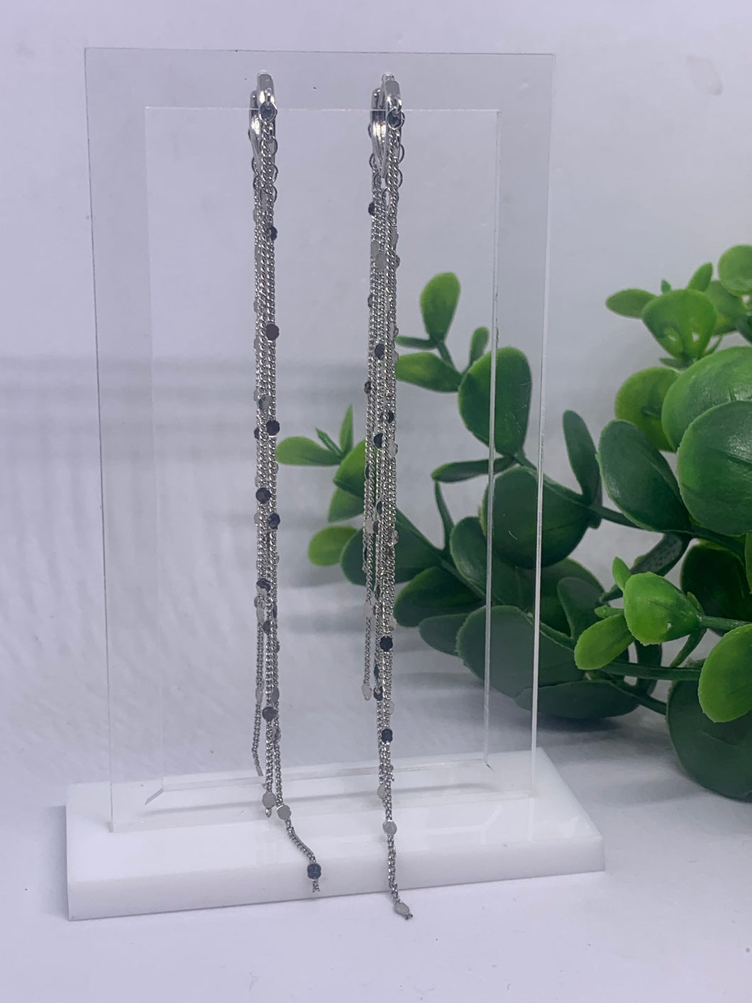 Ear Huggie Long Multi-Chain Dangle Earrings-2 Options