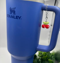 Load image into Gallery viewer, Tumbler Charm-Charm on 3” Chain-Multiple Varieties
