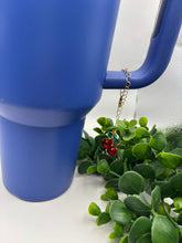 Load image into Gallery viewer, Tumbler Charm-Charm on 3” Chain-Multiple Varieties
