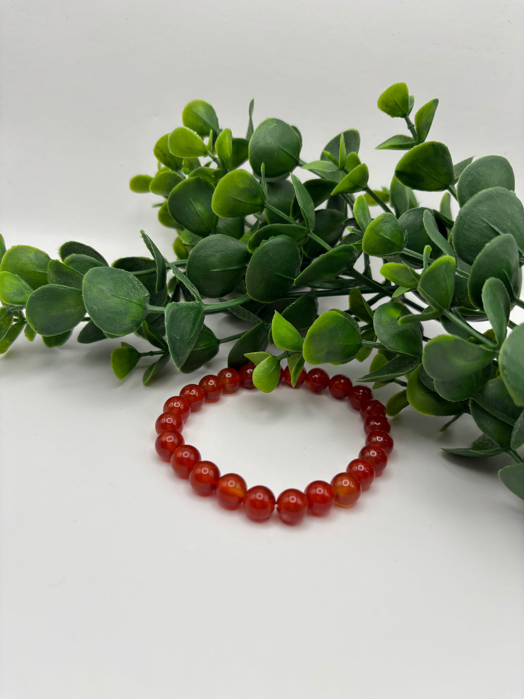 Bracelet-Carnelian Beaded