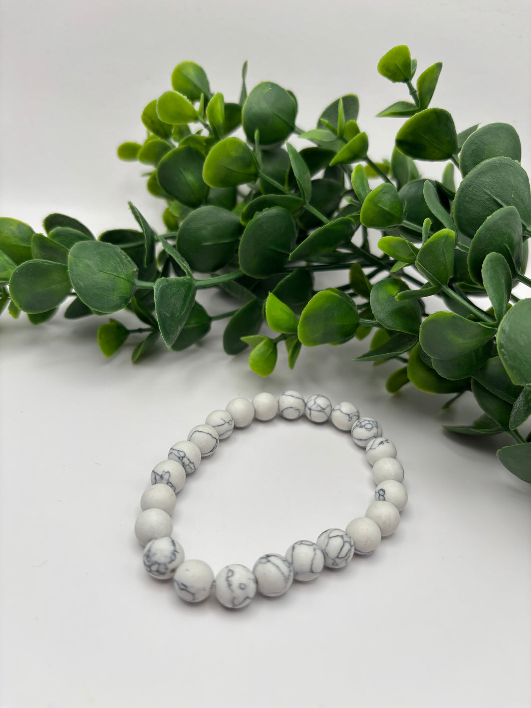 Bracelet-Howlite Beaded