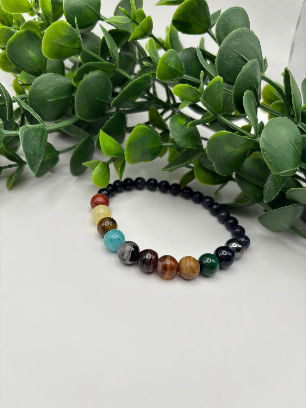 Bracelet-Eight Planets Black Base
