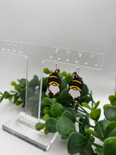 Load image into Gallery viewer, Wooden Handpainted Gnome Dangles-Multiple Variations
