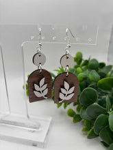 Load image into Gallery viewer, Wooden Arch with Leaf Dangles-Multiple Variations

