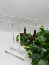 Load image into Gallery viewer, Wooden Hummingbird Intricate Cutout Dangles-Multiple Variations
