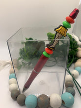 Load image into Gallery viewer, Silicone Beaded Pen-Multiple Variations
