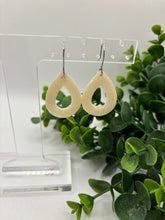 Load image into Gallery viewer, Clay Dangle Earrings Open Teardrop
