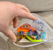 Load image into Gallery viewer, Silent Fidget Kit Fidgets Twisty Stick Sensory Bar Spiral Bracelet 3D Animal Rainbow Breathing 5-4-3-2-1 Grounding
