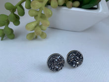 Load image into Gallery viewer, 12mm Druzy Stud Earrings
